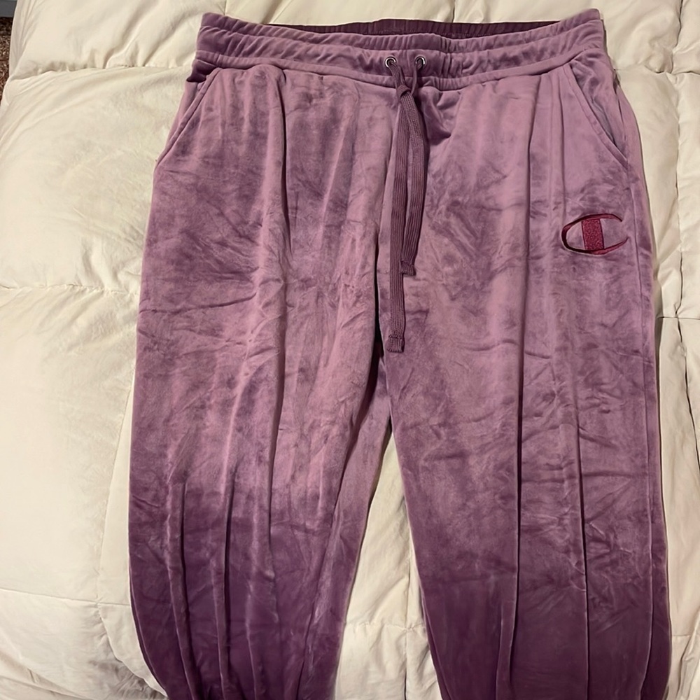 velvet champion sweatpants
